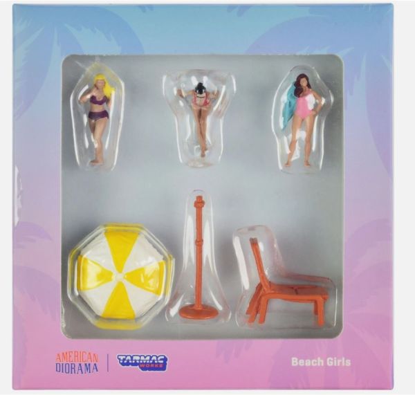T64F-002-YL - 3 Figures and Accessories - At the Beach - 1
