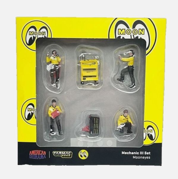 T64F-004-ME1 - 4 Figures and accessories - Mechanics Set III - 1