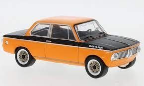IXOCLC368N - BMW-Alpina 2002 Tii 1972 Orange and black - 1