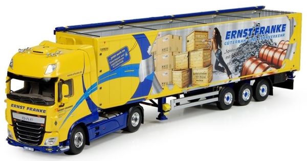 TEK70409 - DAF Euro 6 XF SSC 4x2 with semi tarpaulin 3 Axles ERNST FRANKE - 1