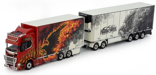 TEK72255 - SCANIA S-serie Highline carrier with combi dolly and refrigerated trailer Transports RISTIMAA - 1