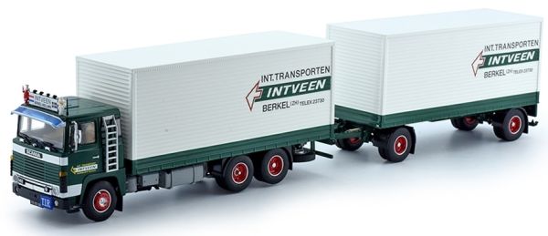 TEK72959 - SCANIA 141 rigid box with trailer transports INTVEEN - 1