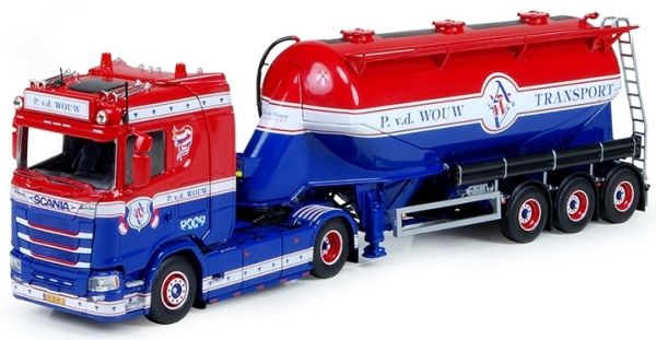 TEK73074 - SCANIA S 4x2 silo trailer Feldbinder P.v.d Wouw - 1