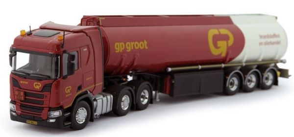 TEK76501 - SCANIA R-Serie 6x2 with fuel trailer 3 axles Transports GP GROOT - 1