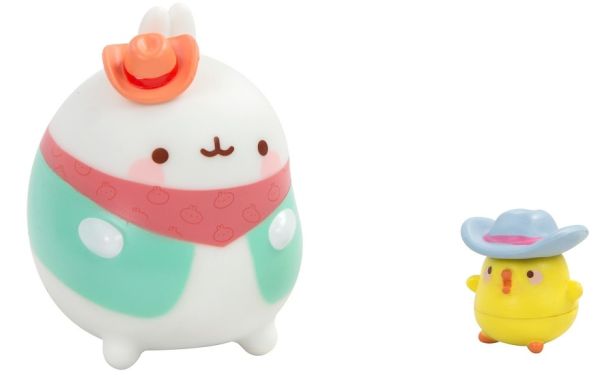 TL66030/01 - MOLANG Figurine - Piu Piu and molang in Cowboys - 1
