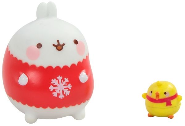 TL66030/02 - MOLANG Figurine - Piu Piu and molang in Winter - 1