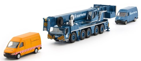 TON20-1024 - Mobile crane 5 axles LIEBHERR 1250-5.1 SARENS with 2 utilitary vehicle - 1