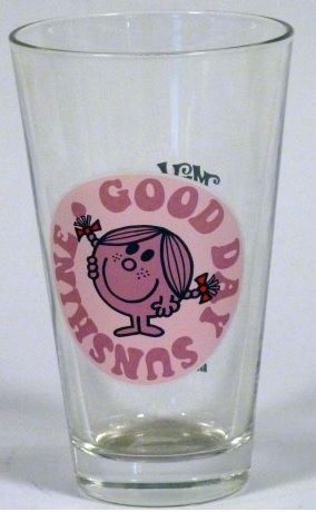 TRP3292 - Set of 6 Little Miss Sunshine glasses - 8 x 13 x 8 cm - 1