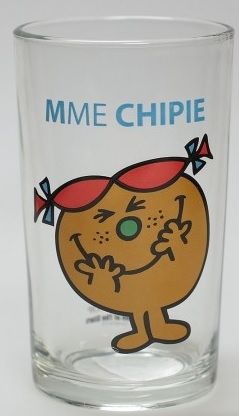 TRP3764 - Set of 6 Mrs chipie glasses - 6 x 10,5 x 6 cm - 1