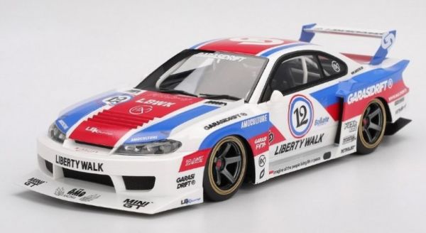 TS0635 - NISSAN Silvia S15 Super Silhouette garasidrift #12 2025 White - 1