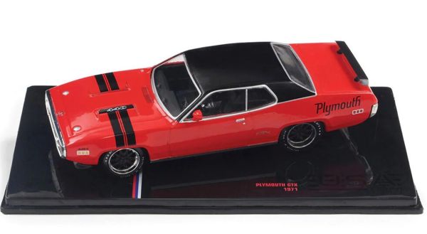 IXO-U43RDC005 - 1971 PLYMOUTH GTX Red - RALLEY RED - USA EDITION - 1