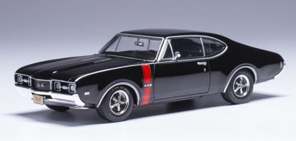 IXO-U43RDC006 - 1968 OLDSMOBILE 442 W-30 Black - EBONY BLACK - USA EDITION - 1
