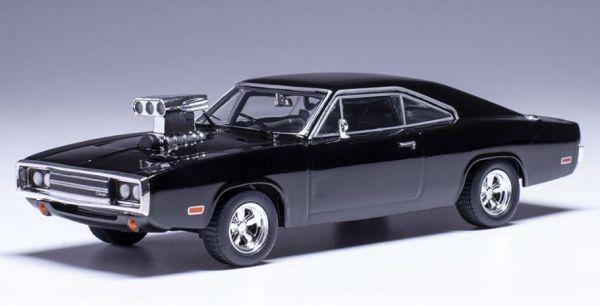 IXO-U43RDC007 - 1970 DODGE Charger Black with outgoing engine - USA EDITION - 1