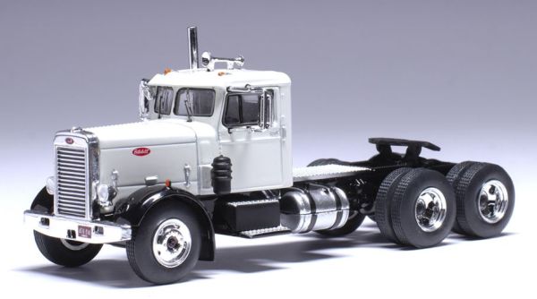 IXO-U64TR003 - PETERBILT 281 6x4 1955 White with Black Fenders - USA EDITION - 1