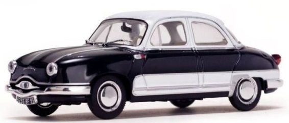 VIT23595 - PANHARD Dyna Z12 grand standing 1957 black and white - 1