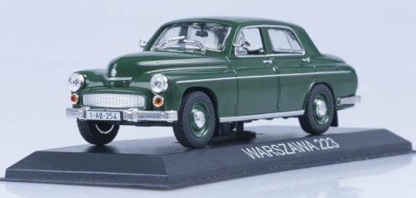 MAGLCWARS223 - WARSZAWA 223 4-door saloon 1962 green sold in blister pack - 1