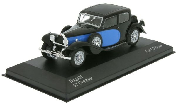 WBX123 - BUGATTI 57 Galibier 1934 blue and black - 1