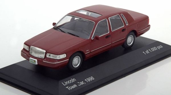 WBX133 - LINCOLN Town Car 1996 red metal - 1