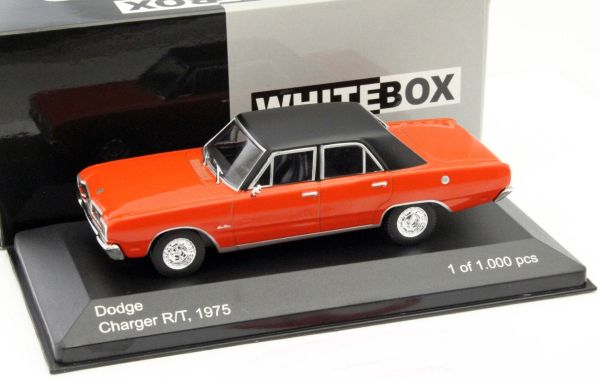 WBX148 - DODGE Charger R/T 1975 red roof black - 1