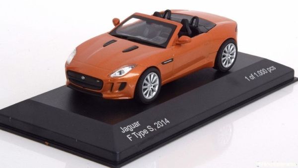 WBX166 - JAGUAR  F-Type S 2014 convertible orange - 1