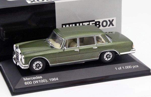 WBX176 - MERCEDES BENZ 600 (W100) 1964 green metal - 1