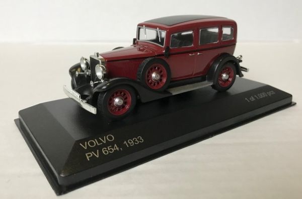 WBX191 - VOLVO PV 654 1933 red roof black - 1