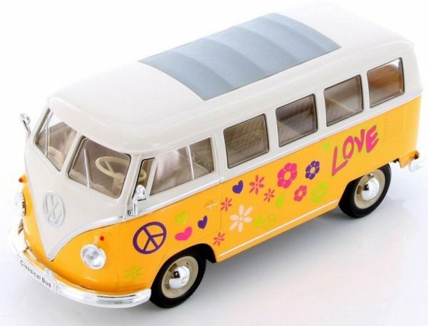 WEL22095A3-W - VOLKSWAGEN T1 1963 yellow and white - 1