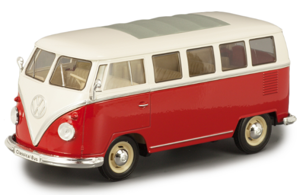 WEL22095W - VOLKSWAGEN T1 1963 red and white - 1