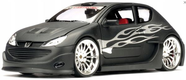 WEL22486MA-W - PEUGEOT 206 2011 Tuning black Ct Cartronic - 1