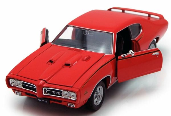 WEL22501W - PONTIAC GTO 1969 red - 1