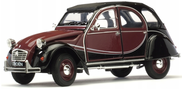 WEL24009W - CITROEN 2CV 6 Charleston 1986 black and burgundy - 1