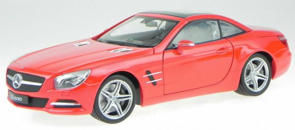 WEL24041WB - MERCEDES BENZ SL500 2012 red closed hardtop - 1
