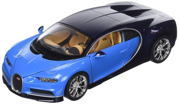 WEL24077W - BUGATTI Chiron 2016 black and blue - 1