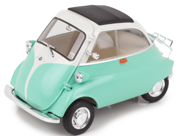 WEL24096WA - BMW Isetta turquoise and white - 1