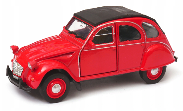 WEL2CVSANSBOITEB - CITROEN 2CV red friction model sold without box - 1