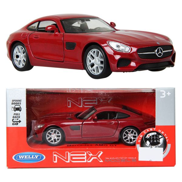 WEL49720AMGGT - MERCEDES AMG GT red - 1