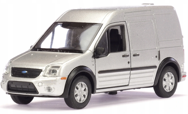WELFO49720W - FORD Transit Connect grey pull back car - 1