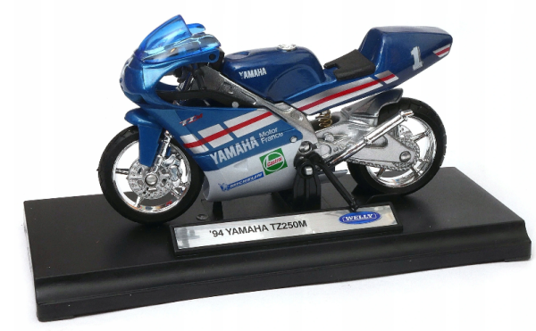 WELY19660PWF - Motorcycle YAMAHA TZ250M 1994 #1 Yamaha Motor France metallic blue - 1