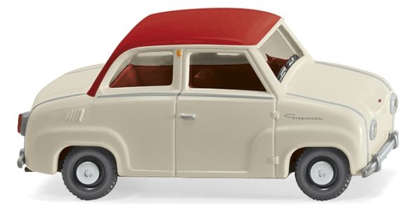 WIK018403 - Glas Goggomobil Red and White - 1