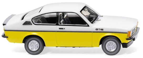 WIK022902 - OPEL Kadett C coupe GT/E white and yellow - 1