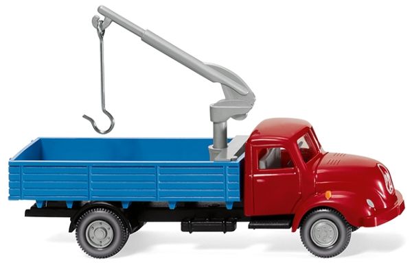 WIK042002 - MAGIRUS S3500 tipper 4x2 with crane - 1
