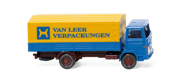 WIK043701 - MERCEDES BENZ 1317 flatbed lorry 4x2 Van Leer Verpackungen - 1