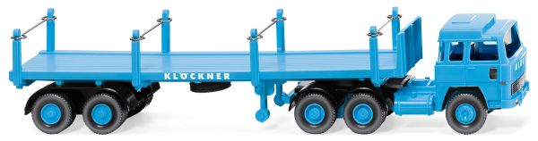 WIK051846 - MAGIRUS 235D 6x4 with stanchion trailer 2 axles - 1