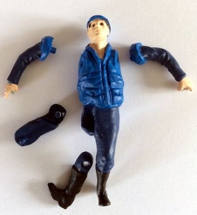 WM085B - Character climbing blue steps - 1