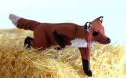 WMA20B - Crouching fox - Miniature - 1