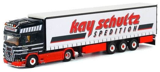 WSI01-1350 - SCANIA R6 Topline 4x2 with trailer 3 axles KAY SCHULTZ - 1