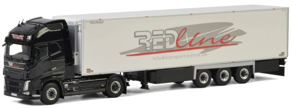 WSI01-2804 - VOLVO FH04 Globetrotter XL 4x2 with refrigerated trailer 3 axles Cherreau transports Red Line - 1