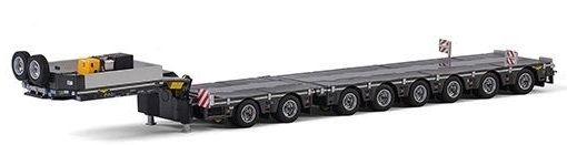 WSI04-2031 - Extendable low bed trailer with dolly 2 axles Broshuis - 1