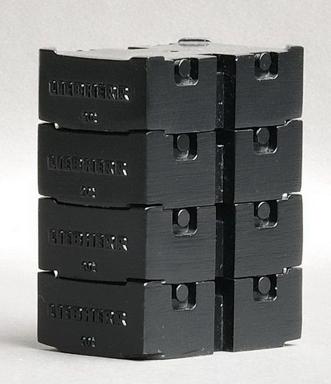 YCC509-3 - 4 Counterweight 30 tons for LIEBHERR LTM 1800 / LG 1550 Black RAL 9005 - 1
