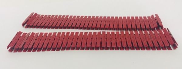 YCC522-2 - Track set for crane LIEBHERR LR 1600 Red RAL 3002 - 1